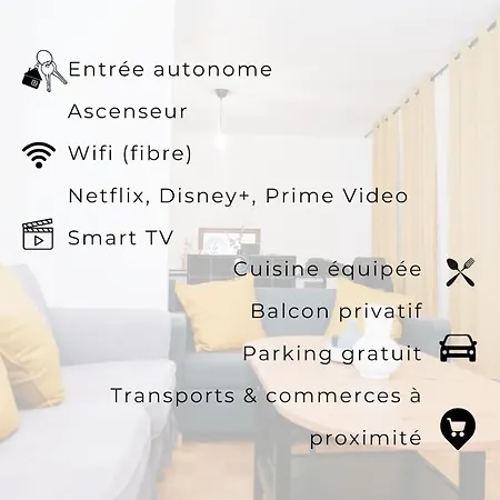 شقة - Ideal Sejour Professionnel Ou Familial - Proche Bus Direct Au Centre De Strasbourg